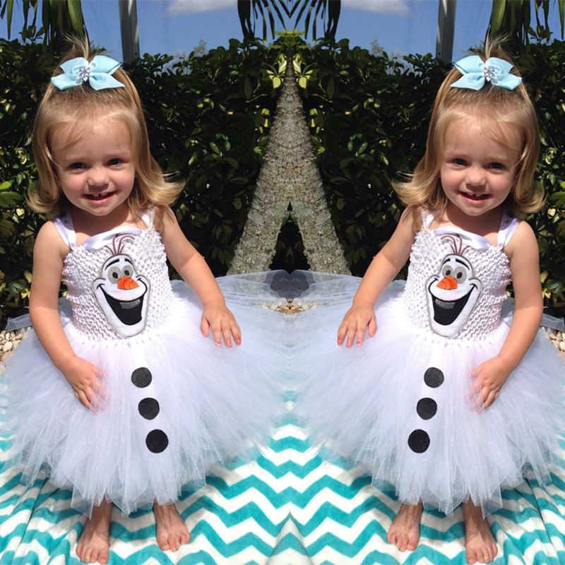 F68023 Frozen gauze tutu princess dress